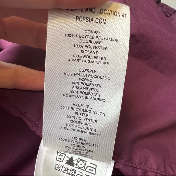 Patagonia Radalie Water Resistant Insulated Parka Light Balsamic Jacket Small - Picture 11 of 12